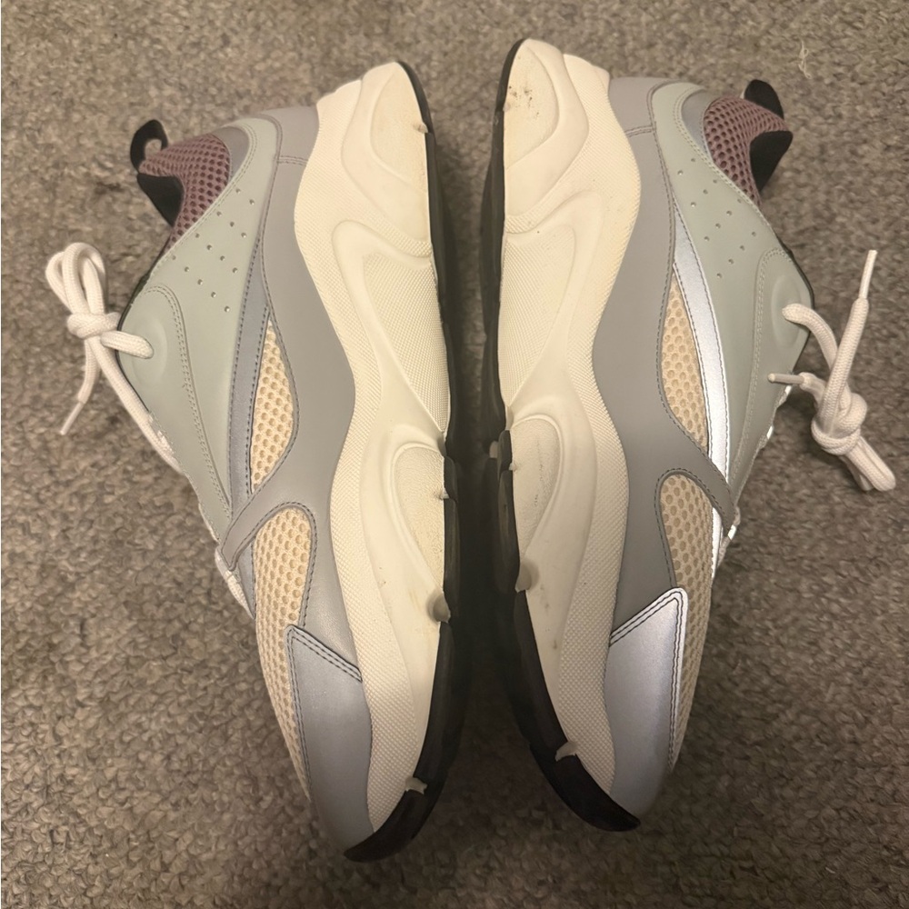 Dior Athletic Shoes in Cream and Silver - Picture 2 of 9
